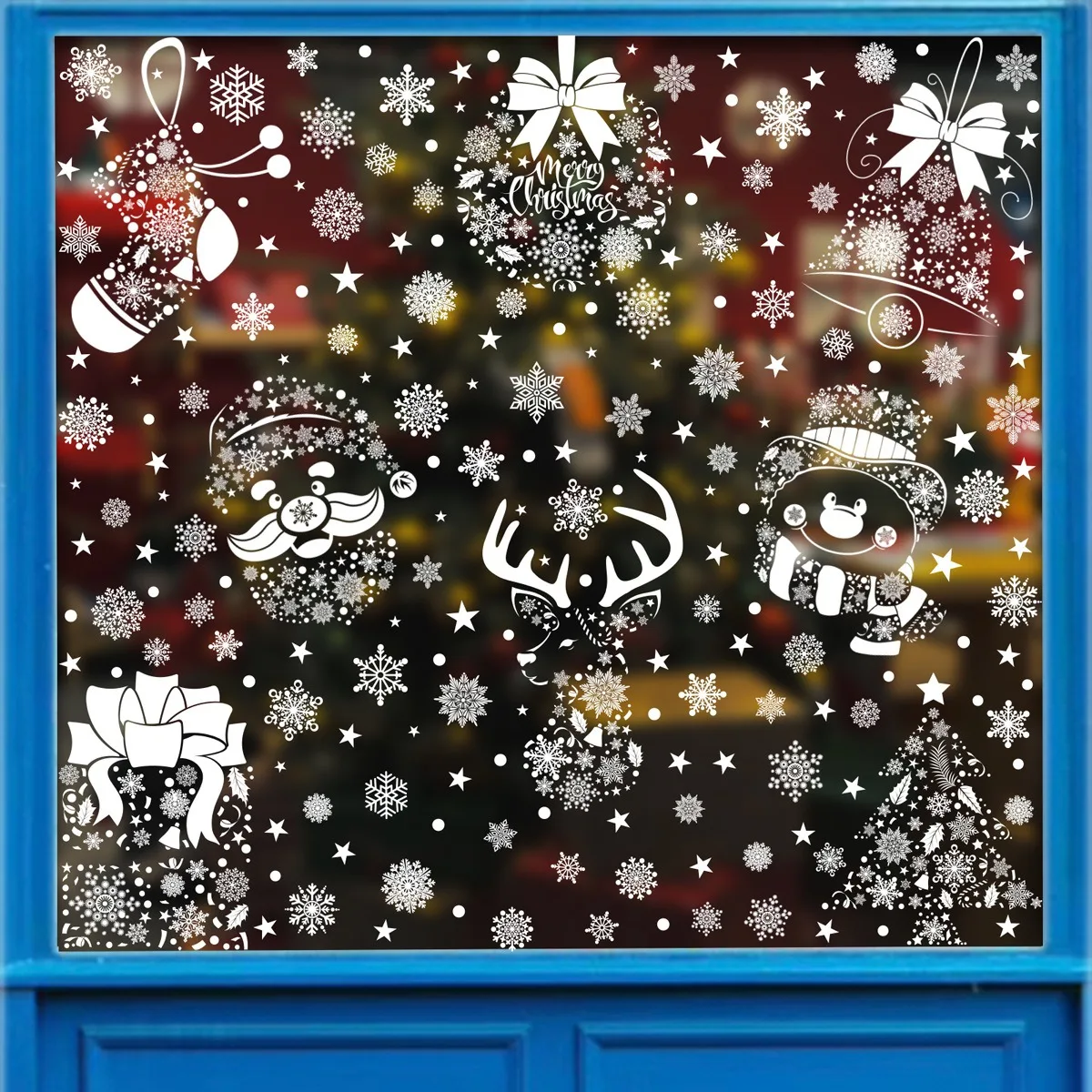 Christmas Wall Sticker Snowfla – обзор и цена Snowflake Window Decal