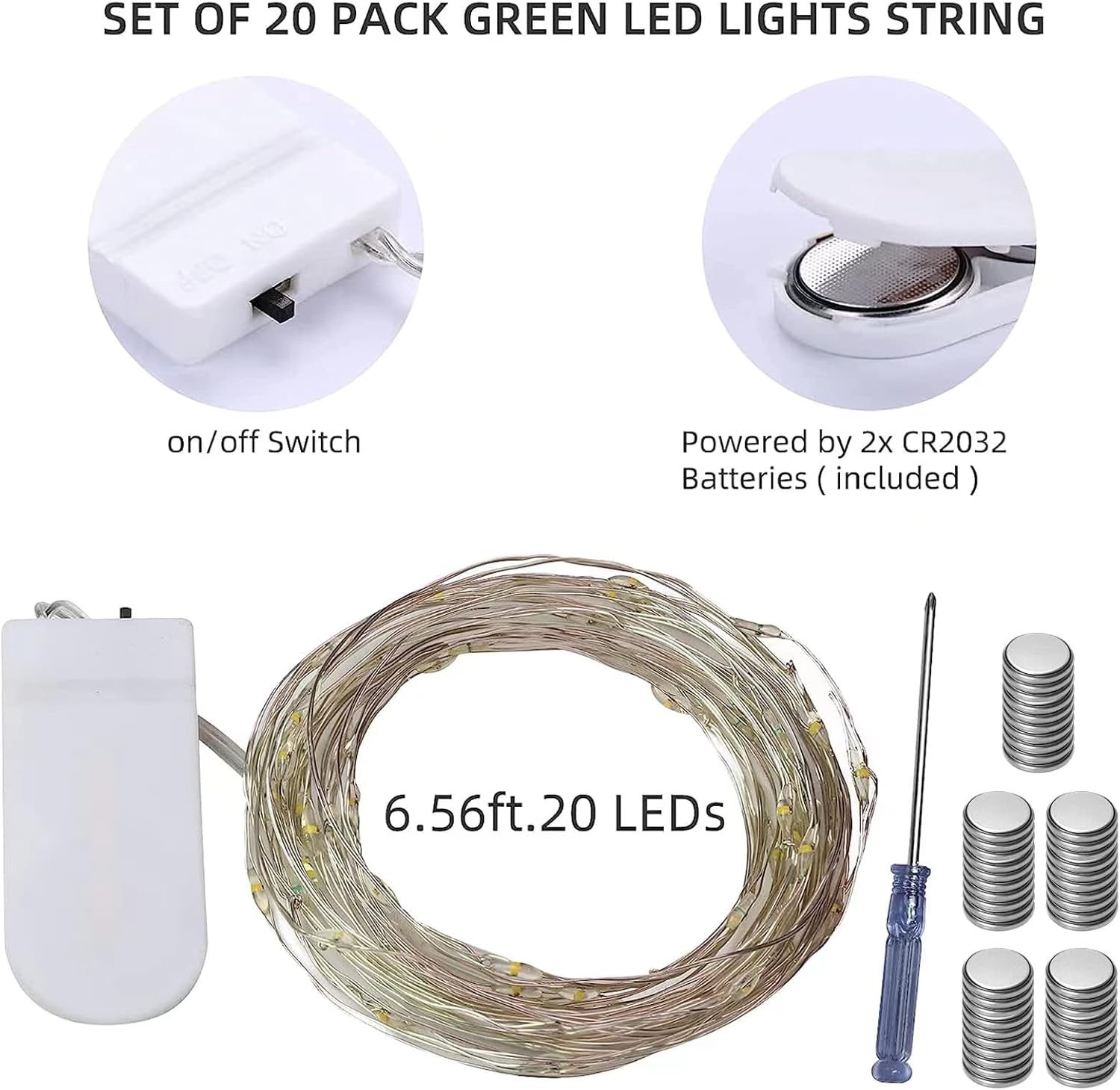 20 Pack Fairy Lights Battery O – обзор и цена Led Fairy String Lights