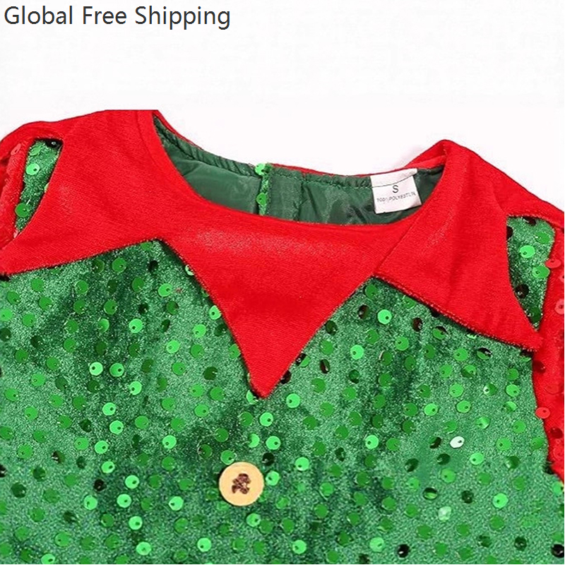Girls Christmas Costume Set Sa – обзор и цена Elf Costume Christmas