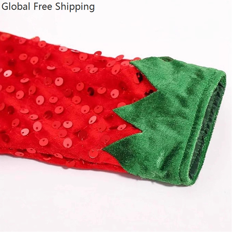 Girls Christmas Costume Set Sa – обзор и цена Elf Costume Christmas