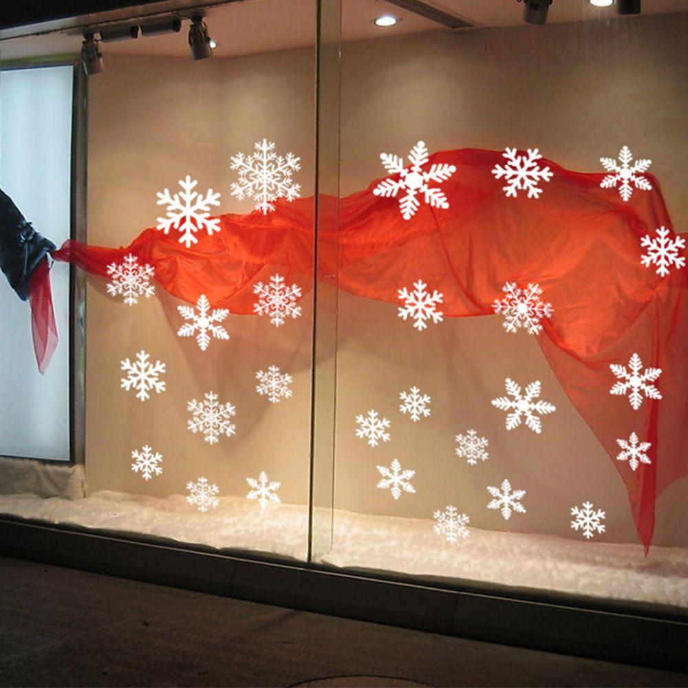 27/38PCS Gift Xmas  Festival S – обзор и цена Snowflake Window Decal