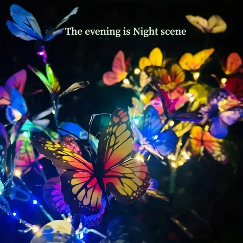 Solar LED Butterfly Garden Lig – обзор и цена Christmas Lights Outdoor