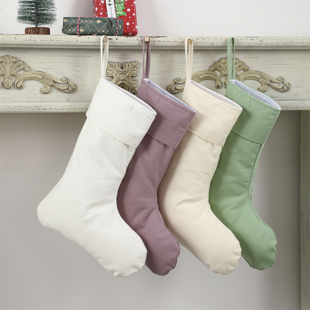 Linen Christmas Stocking Xmas  – обзор и цена Christmas Stocking Hanging