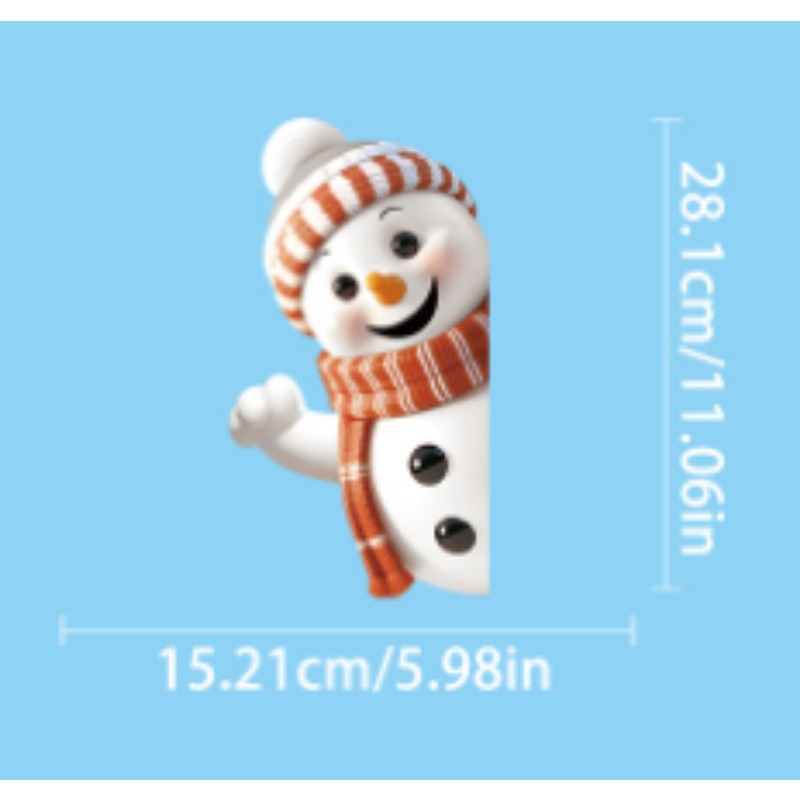Snowman Snowflake Elk Christma – обзор и цена Snowflake Window Decal