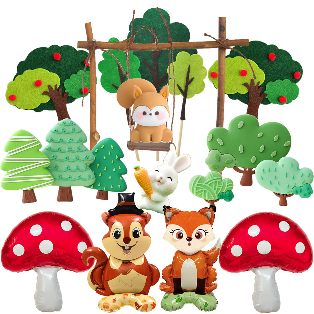 Woodland Cartoon Animal Cake D – обзор и цена Star Tree Topper