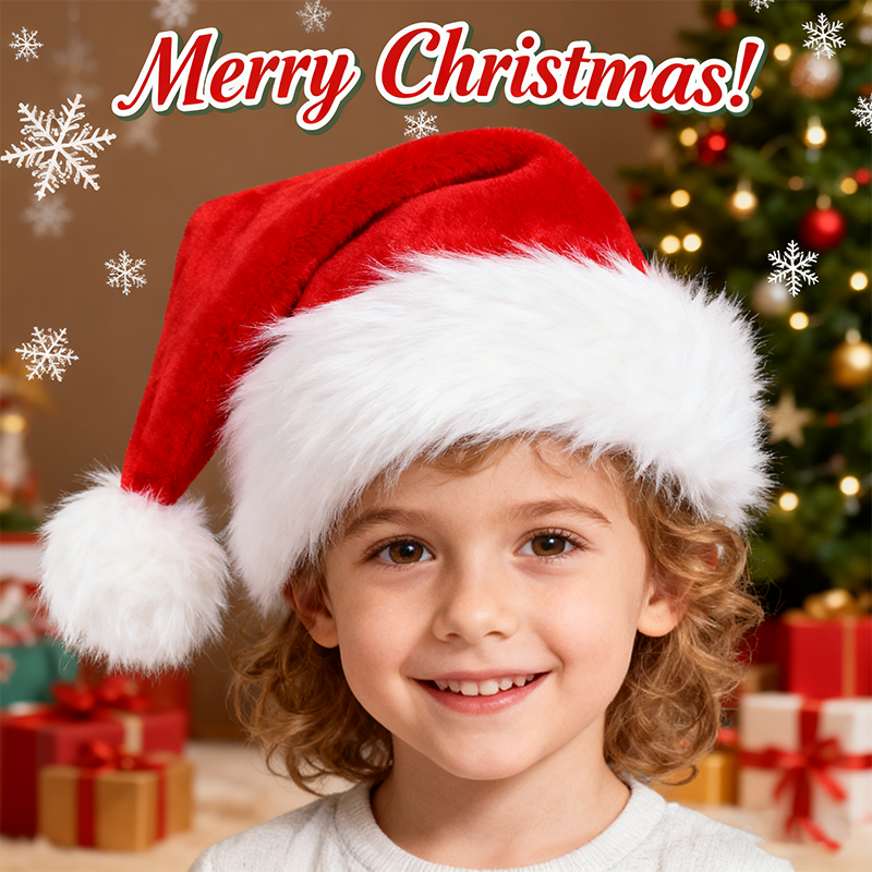 Christmas Santa Hat Xmas Long  – обзор и цена Santa Hat Plush