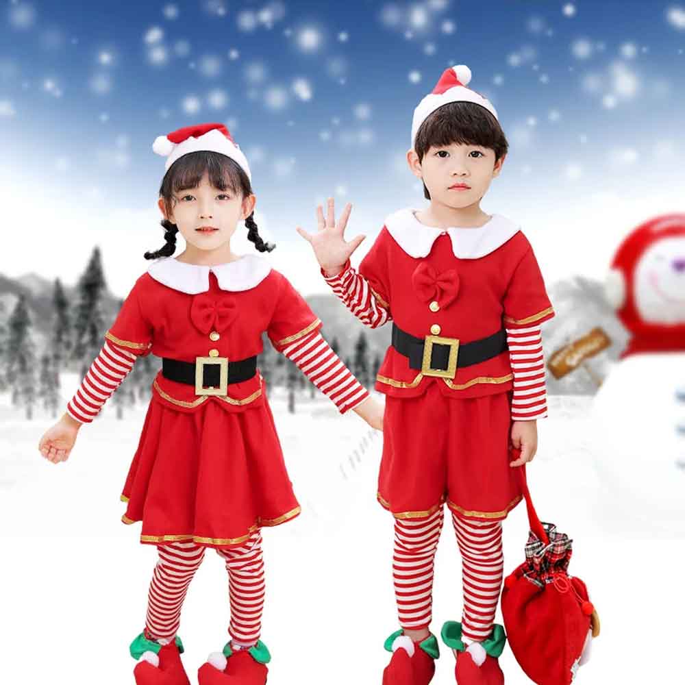 Children's Christmas Elf Set - – обзор и цена Elf Costume Christmas