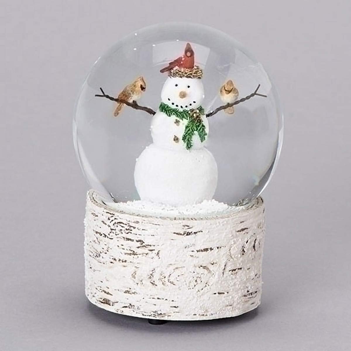 Snowman with Cardinal Friends  – обзор и цена Snow Globe Musical