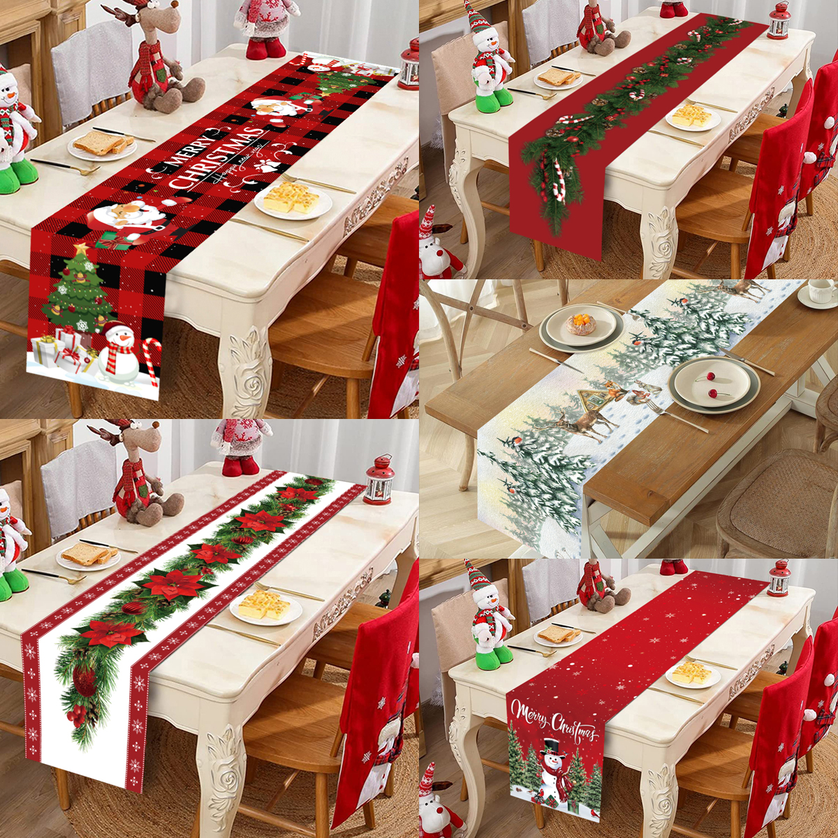 Christmas Table Runner Merry C – обзор и цена Christmas Table Runner