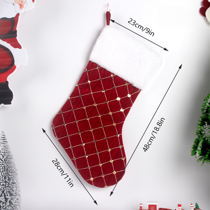 Christmas Stocking Soft Faux F – обзор и цена Christmas Stocking Hanging