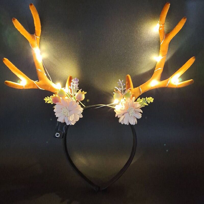 Reindeer Antlers Light up Head – обзор и цена Reindeer Antlers Headband
