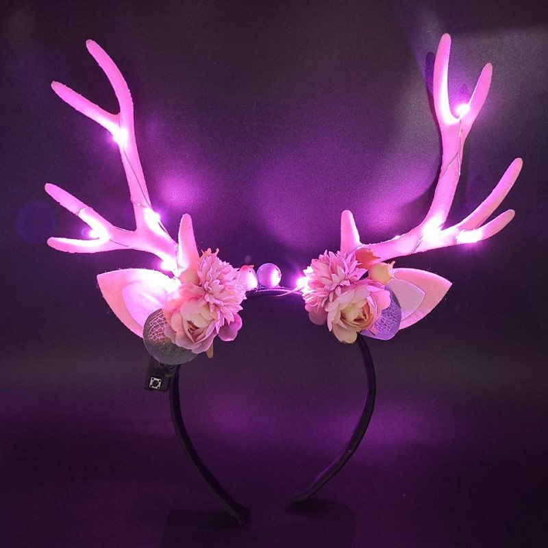 Reindeer Antlers Light up Head – обзор и цена Reindeer Antlers Headband