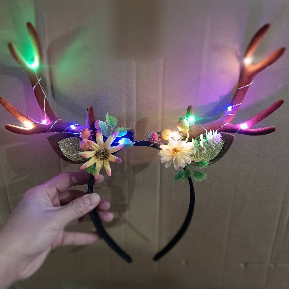Reindeer Antlers Light up Head – обзор и цена Reindeer Antlers Headband