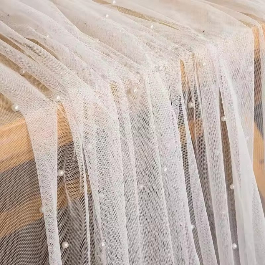 300x80cm Pearl Sheer Tulle Tab – обзор и цена Christmas Table Runner