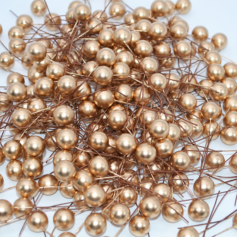 50pcs Mini Pearl Plastic Stame – обзор и цена Christmas Wreath Fake