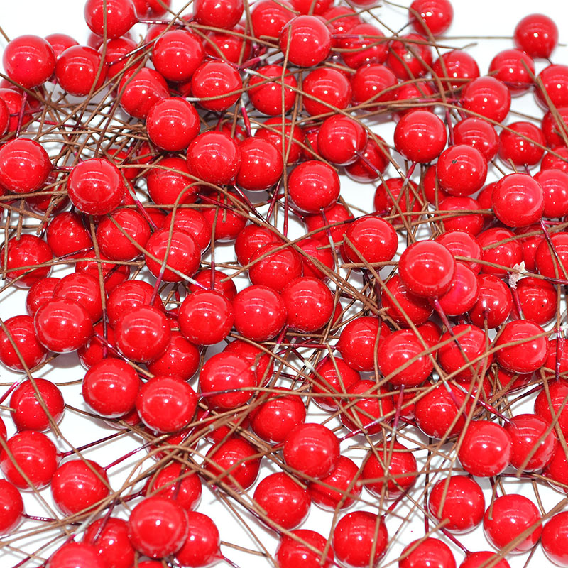 50pcs Mini Pearl Plastic Stame – обзор и цена Christmas Wreath Fake