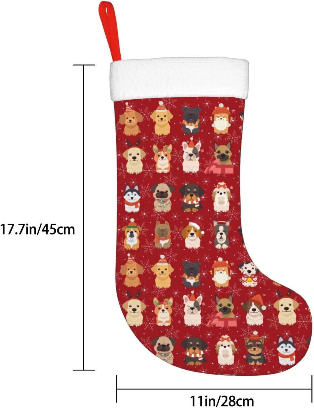 Cute Christmas Dogs Christmas  – обзор и цена Christmas Stocking Hanging