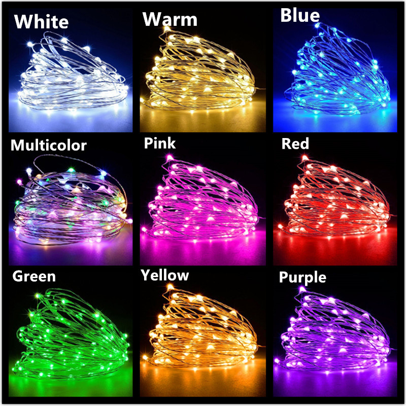 10M 5M 3M 2M Copper Wire LED T – обзор и цена Led Fairy String Lights