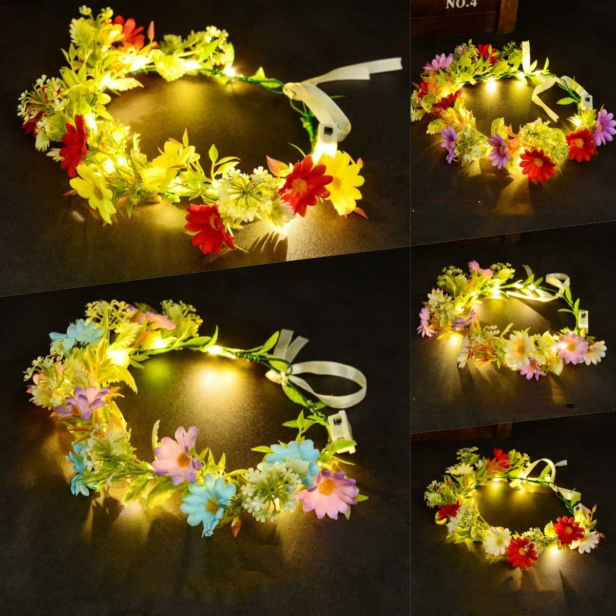 Luminous Floral Wreath LED Flo – обзор и цена Led Fairy String Lights