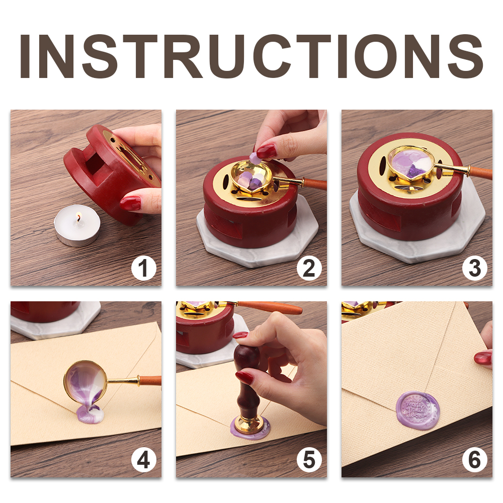 Vintage Wax Sealing Box Set Be – обзор и цена Gift Box Wrap Set