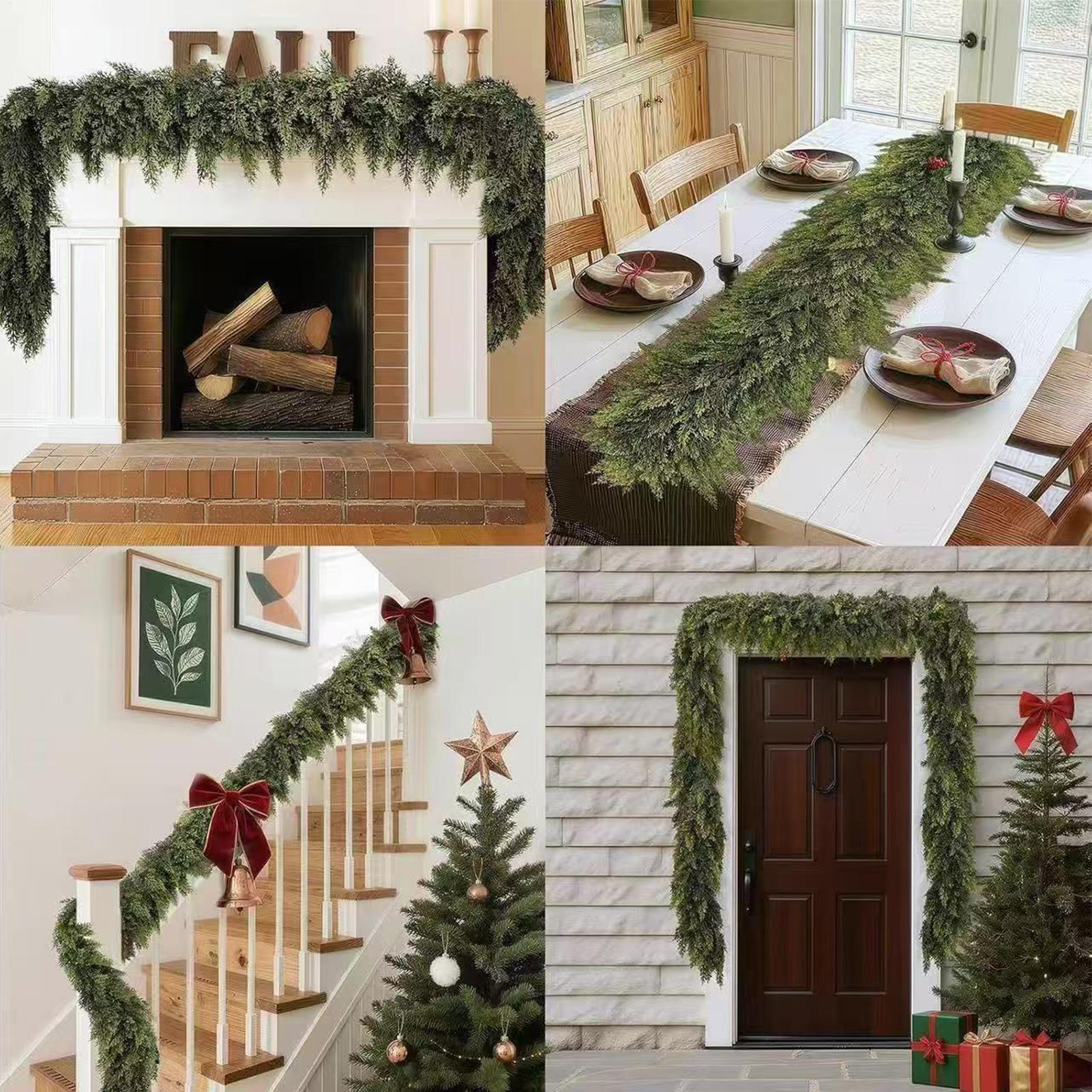 Christmas Garlands Artificial  – обзор и цена Christmas Wreath Fake