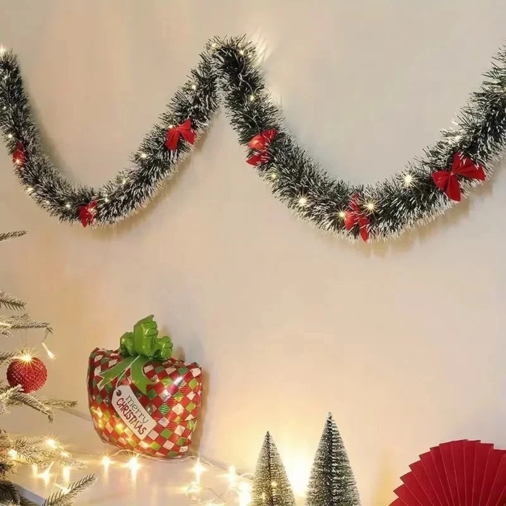 Christmas Tinsel Garland Artif – обзор и цена Led Fairy String Lights