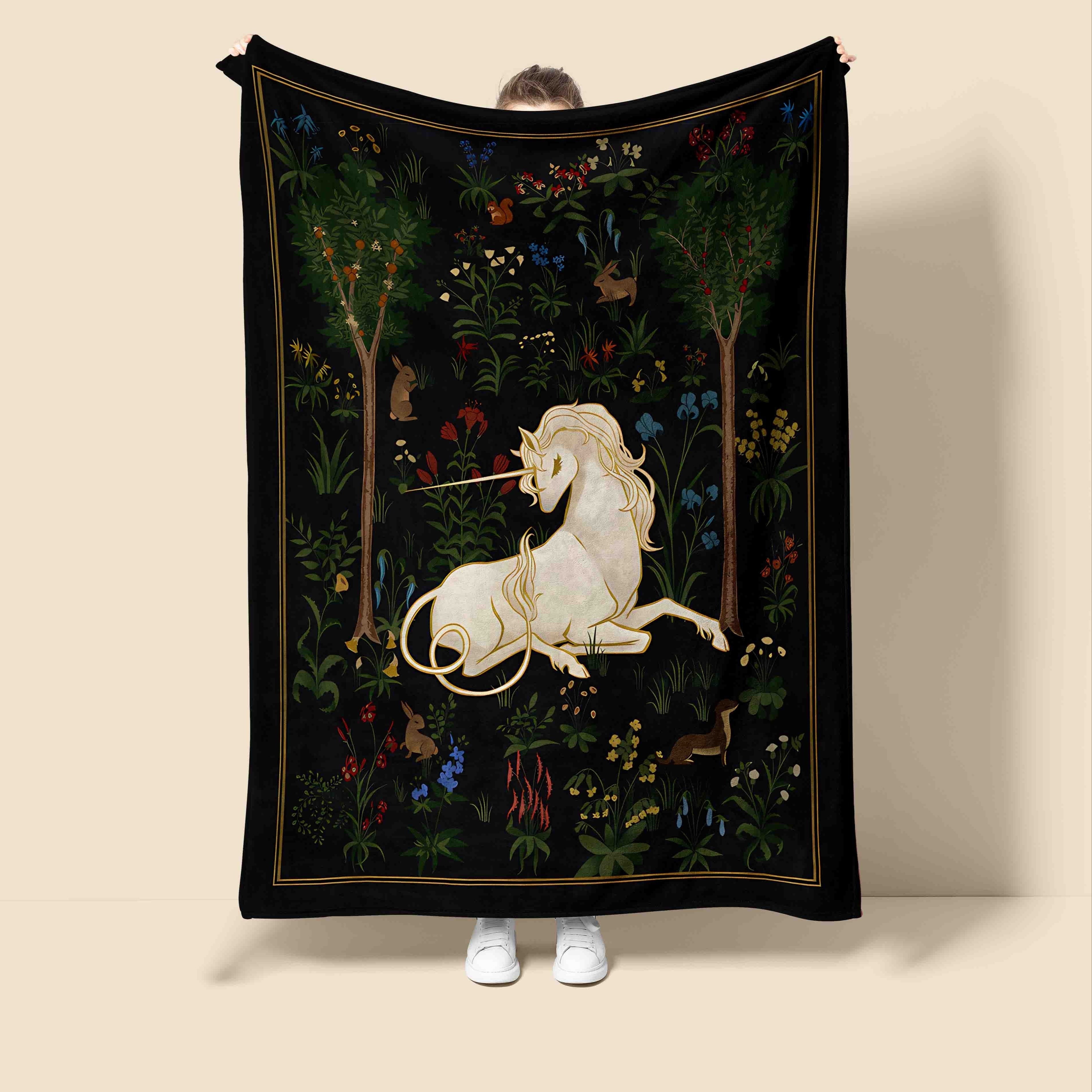 1pc Magical Unicorn Forest Thr – обзор и цена Christmas Throw Blanket