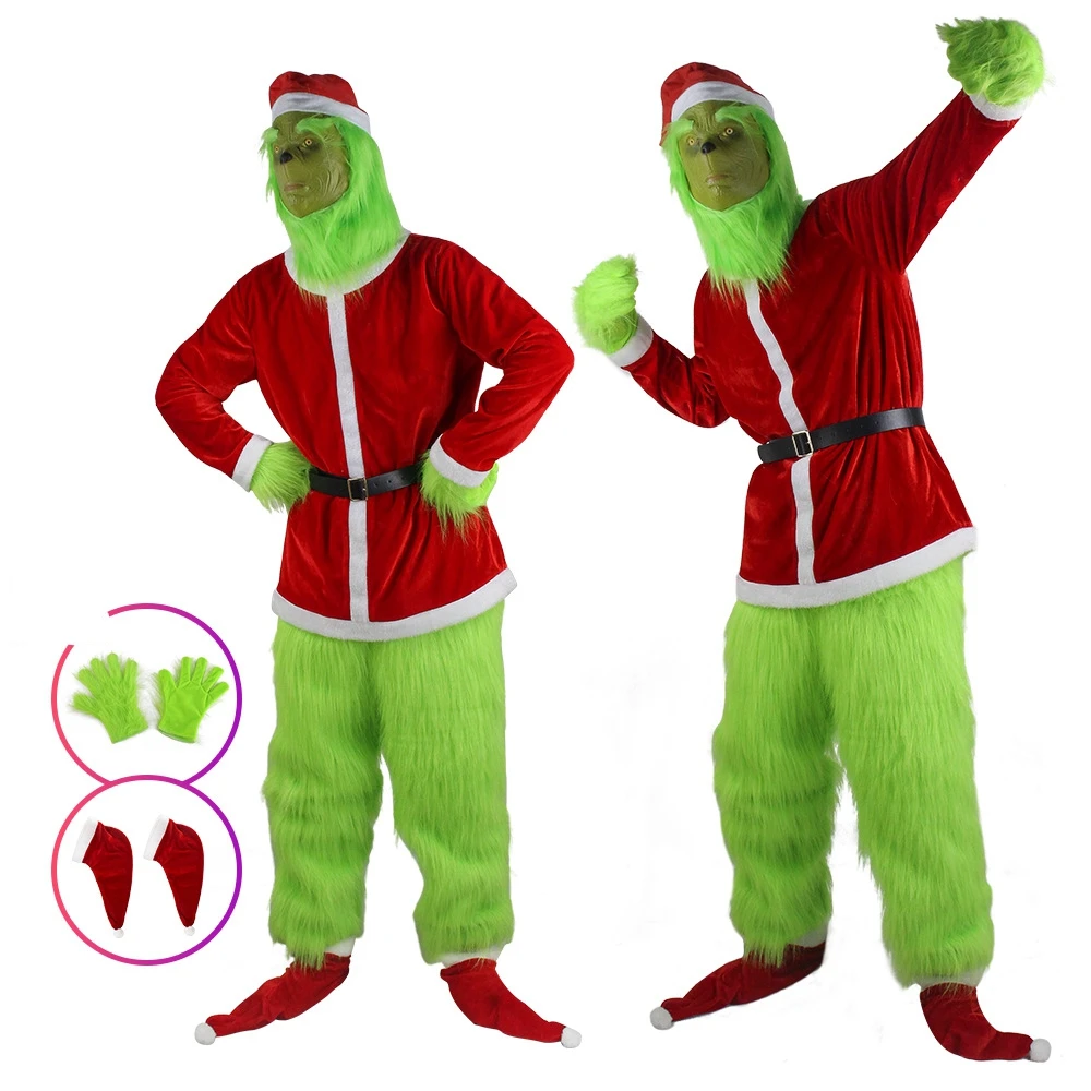 Merry Christmas Grinch Cosplay – обзор и цена Santa Hat Plush