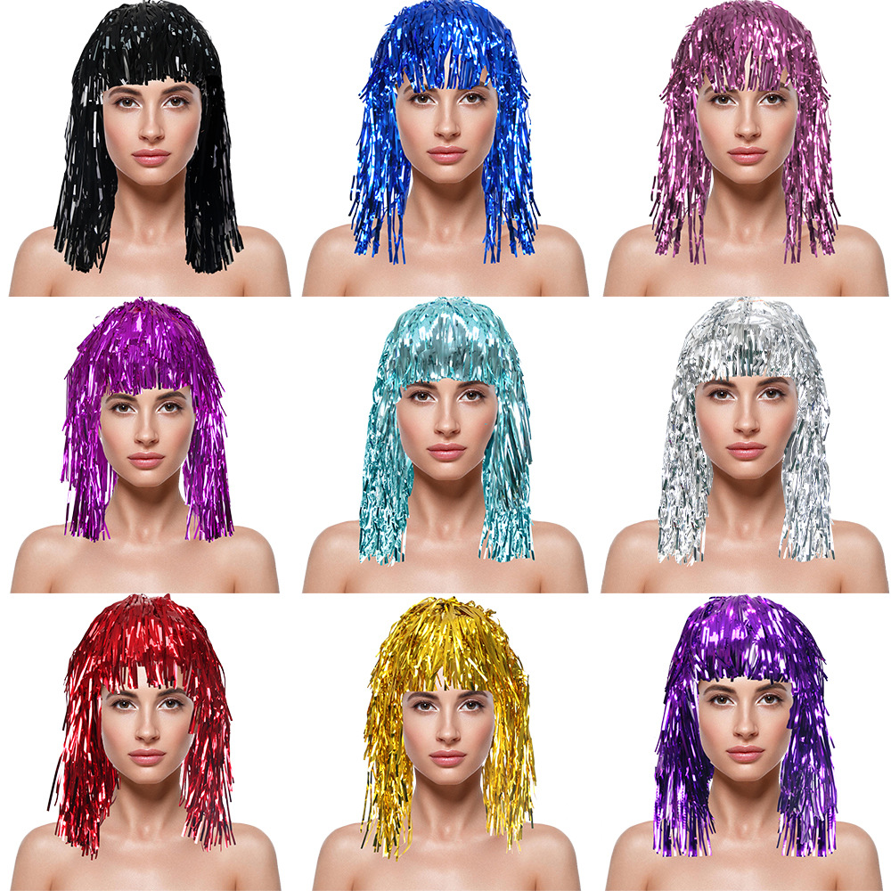 Cosplay Disco Wig Foil Tinsel  – обзор и цена Tinsel Garland Decoration