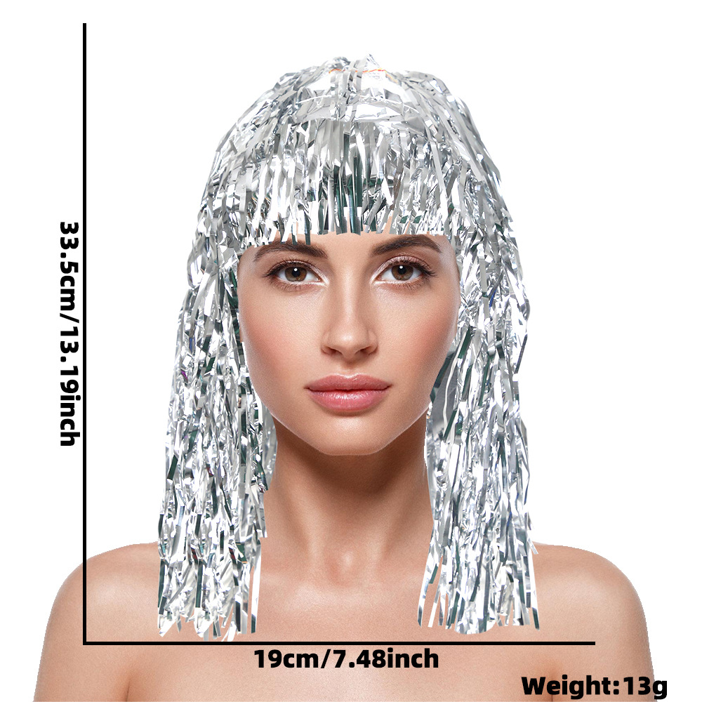 Cosplay Disco Wig Foil Tinsel  – обзор и цена Tinsel Garland Decoration