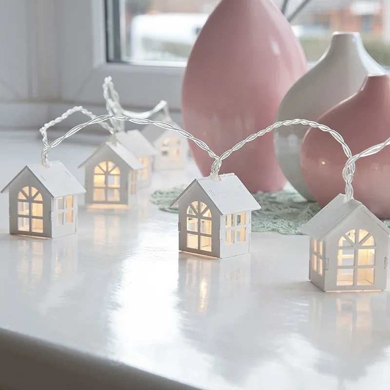 10 LED Christmas Tree House St – обзор и цена Led Fairy String Lights