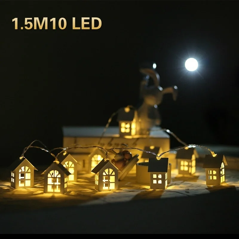 10 LED Christmas Tree House St – обзор и цена Led Fairy String Lights