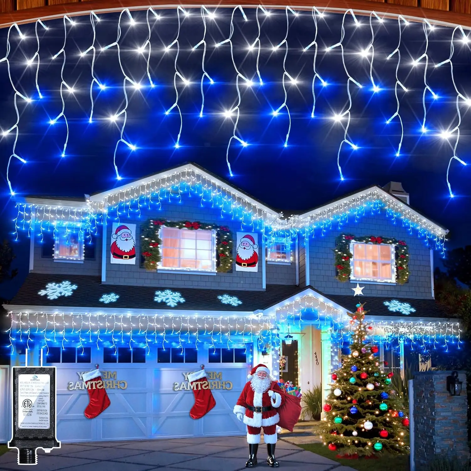 50ft 504 LED Icicle Lights, 12 – обзор и цена Led Fairy String Lights