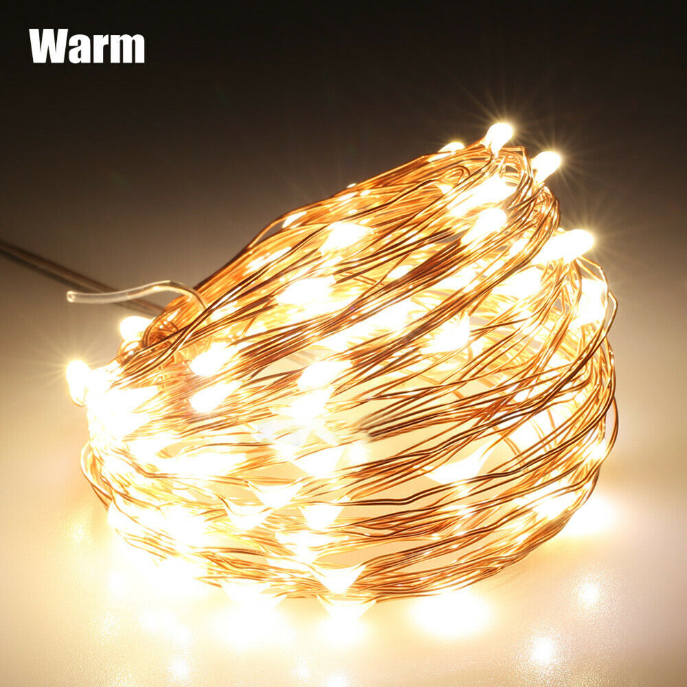 Copper Wire Lamp 10M LED Fairy – обзор и цена Led Fairy String Lights