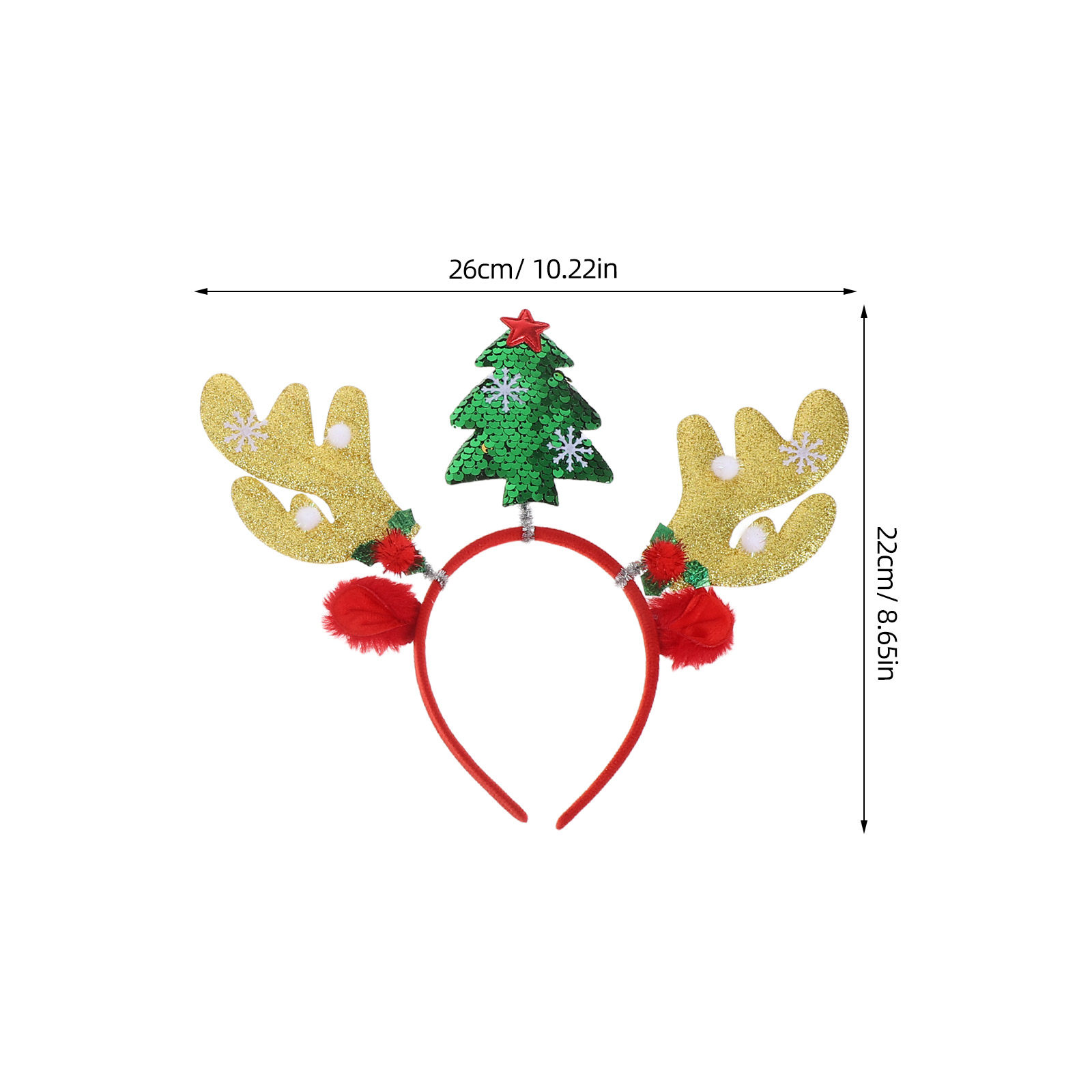 2Pcs Christmas Reindeer Antler – обзор и цена Reindeer Antlers Headband