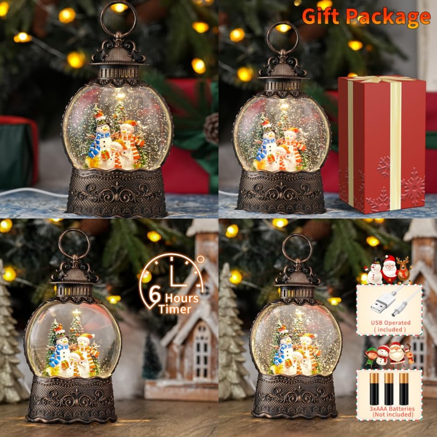 Snow Globe with, Light Up Chri – обзор и цена Snow Globe Musical