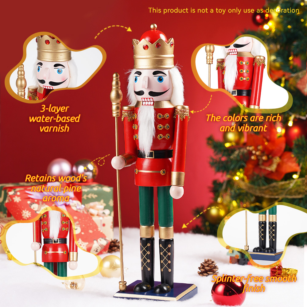 50CM Wooden Nutcracker Doll So – обзор и цена Nutcracker Figurine