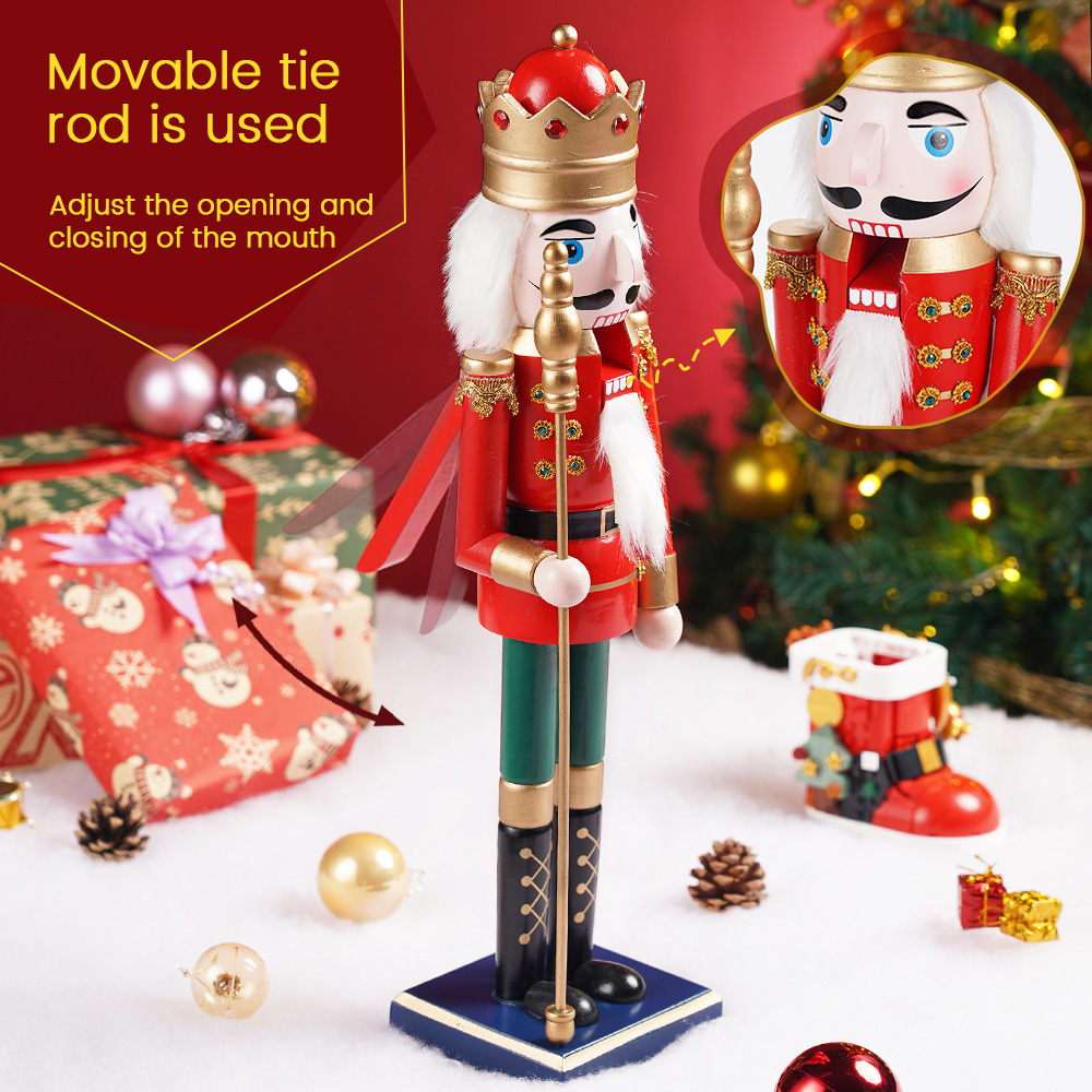 50CM Wooden Nutcracker Doll So – обзор и цена Nutcracker Figurine