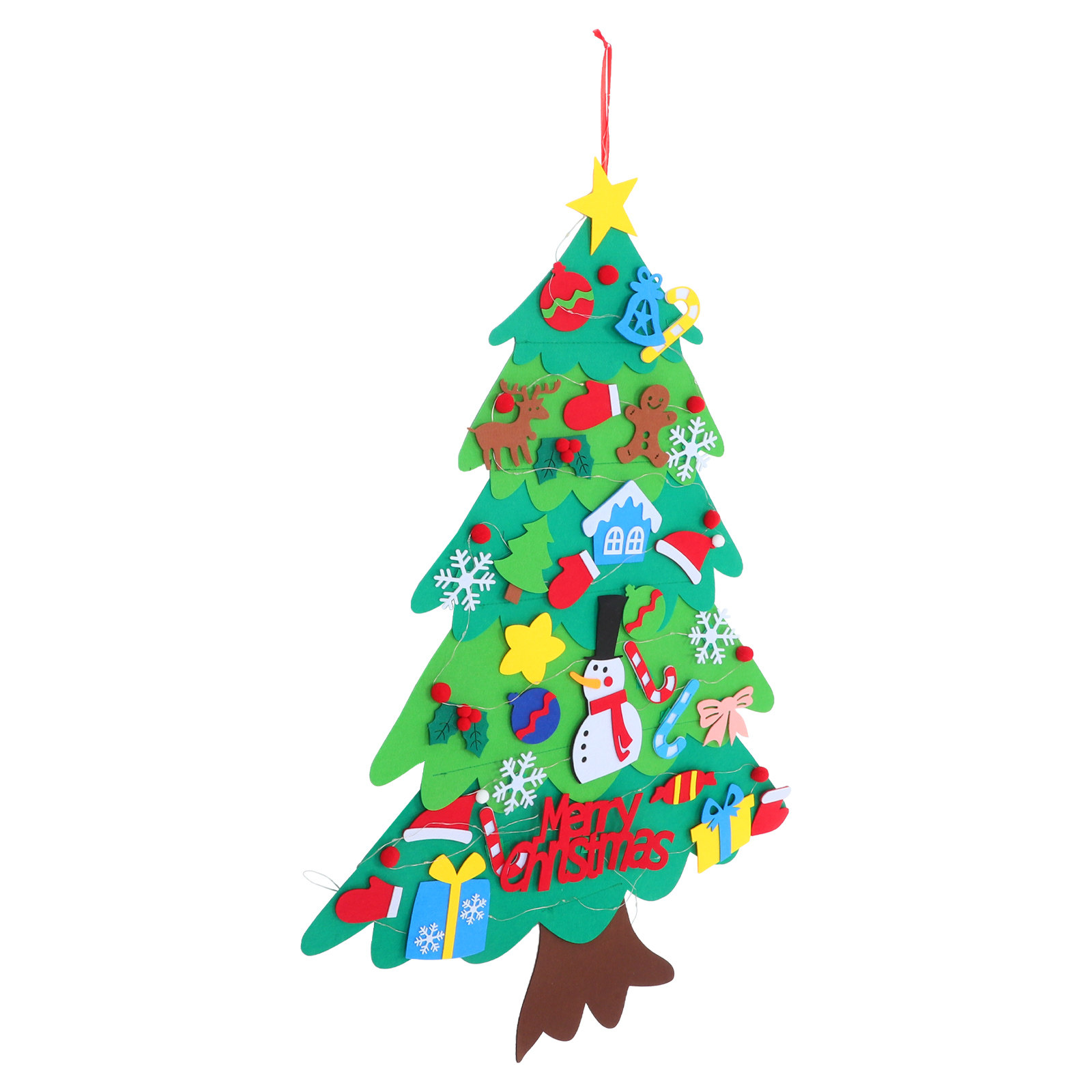 1Set Felt Christmas Tree Wall  – обзор и цена Christmas Stocking Hanging