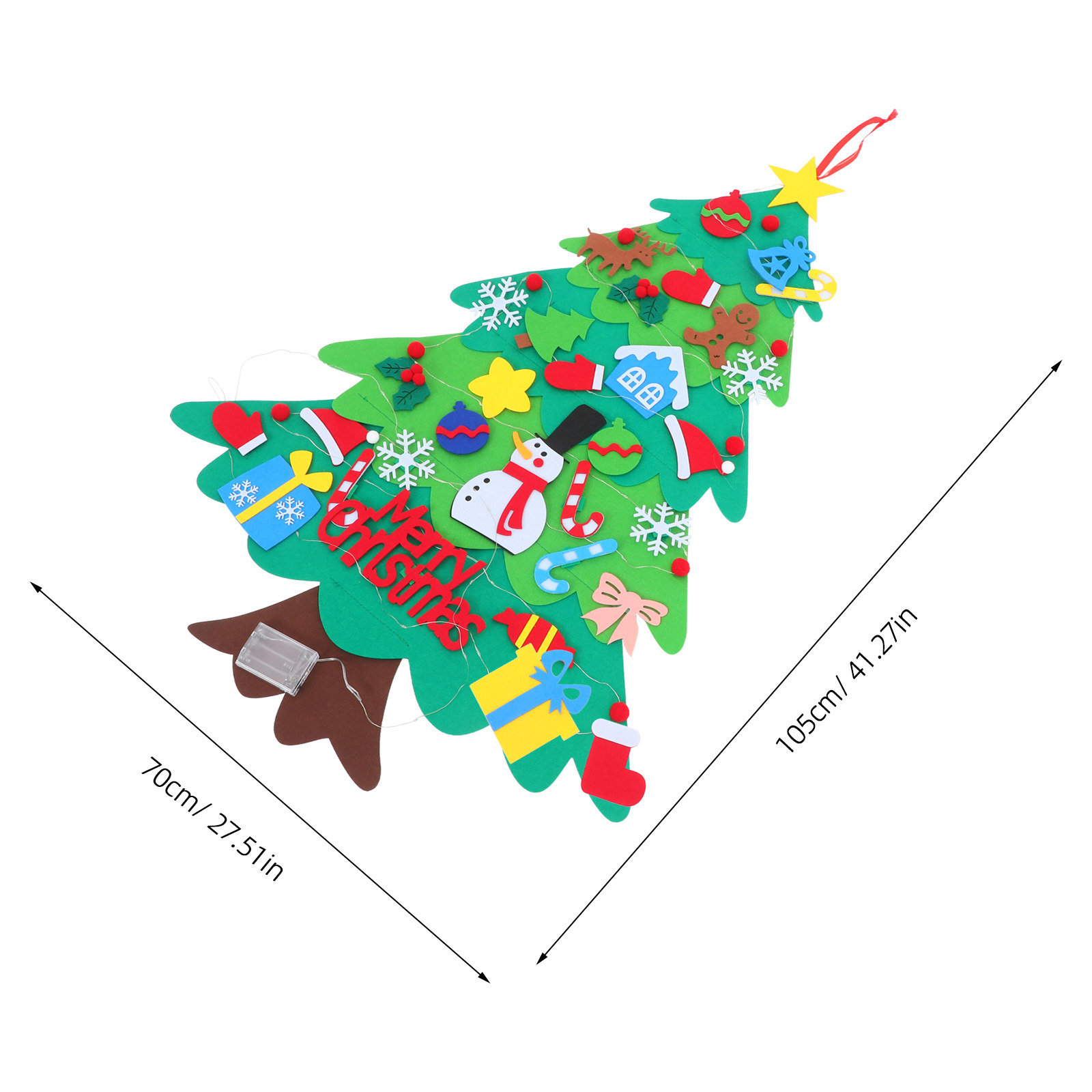 1Set Felt Christmas Tree Wall  – обзор и цена Christmas Stocking Hanging