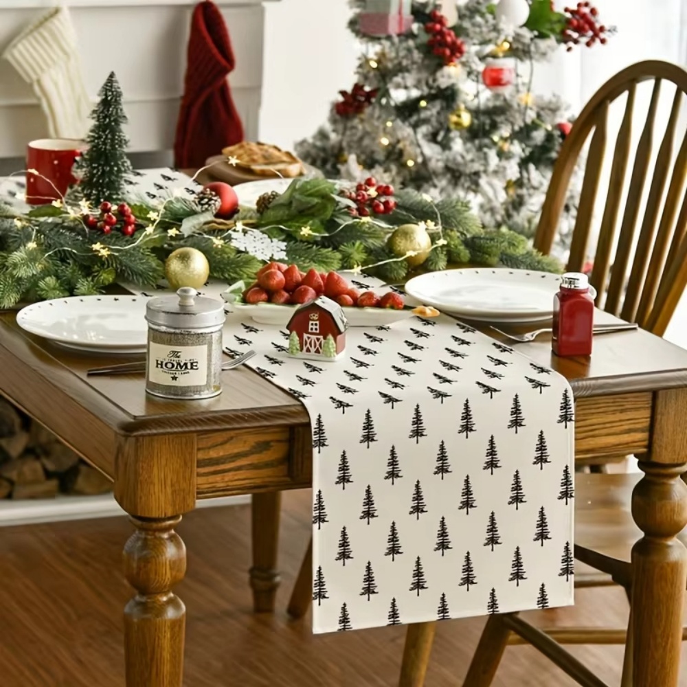 Minimalist Christmas Tree Tabl – обзор и цена Christmas Table Runner