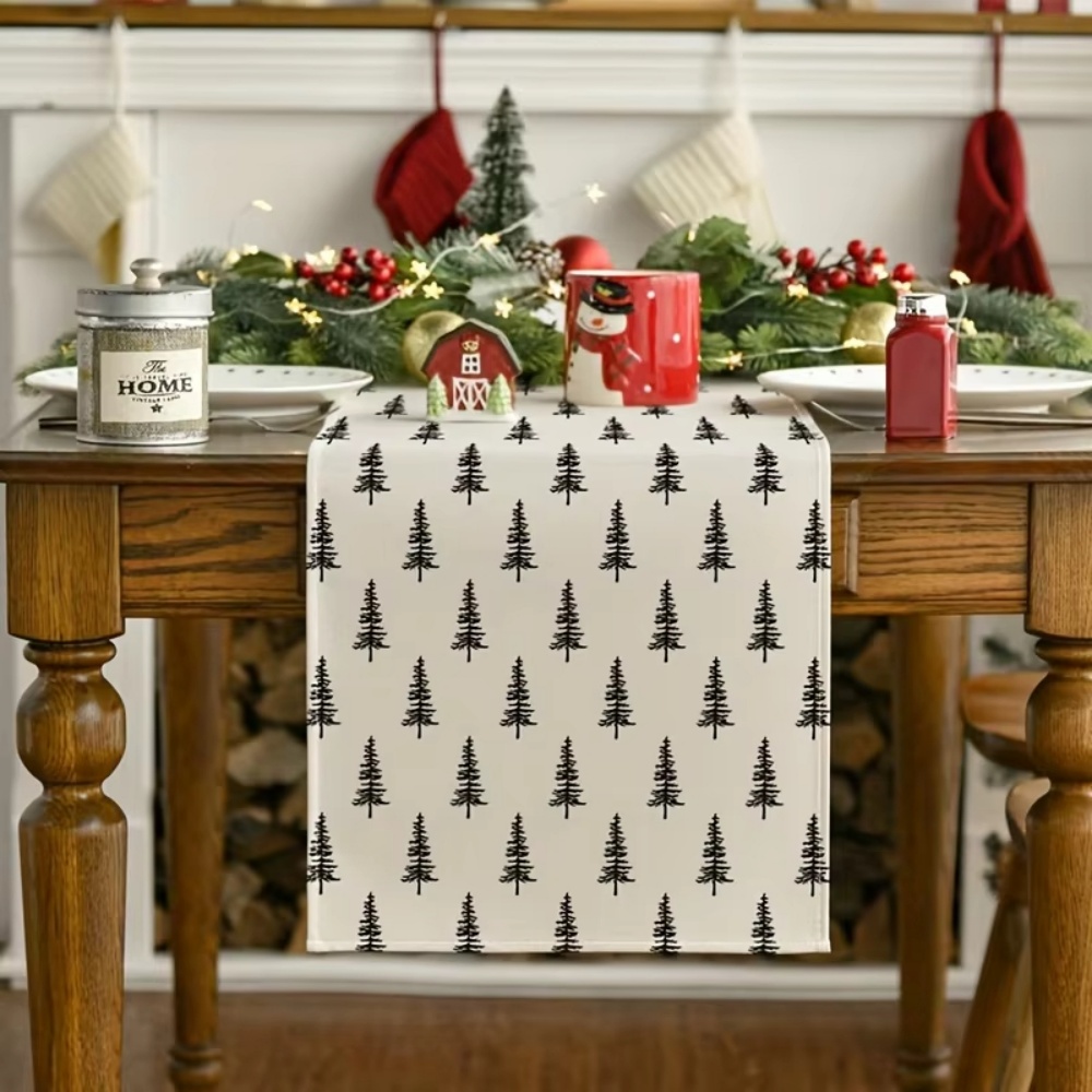 Minimalist Christmas Tree Tabl – обзор и цена Christmas Table Runner
