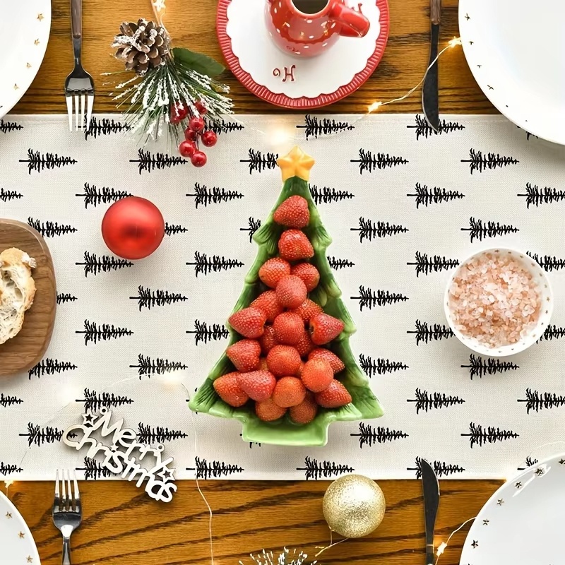 Minimalist Christmas Tree Tabl – обзор и цена Christmas Table Runner