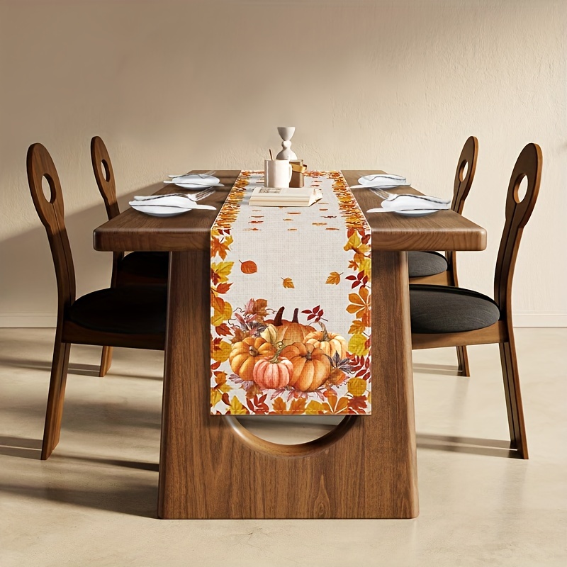 1pc Thanksgiving & Halloween T – обзор и цена Christmas Table Runner