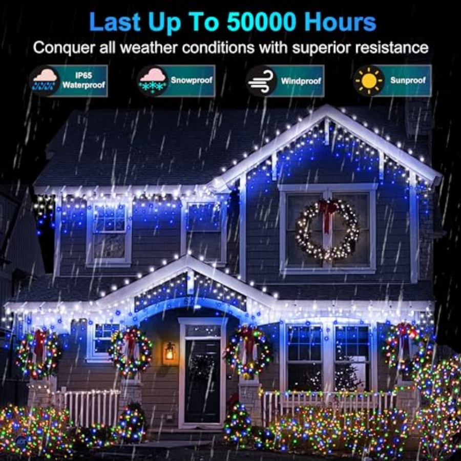 612 LED 60Feet Christmas Light – обзор и цена Christmas Lights Outdoor
