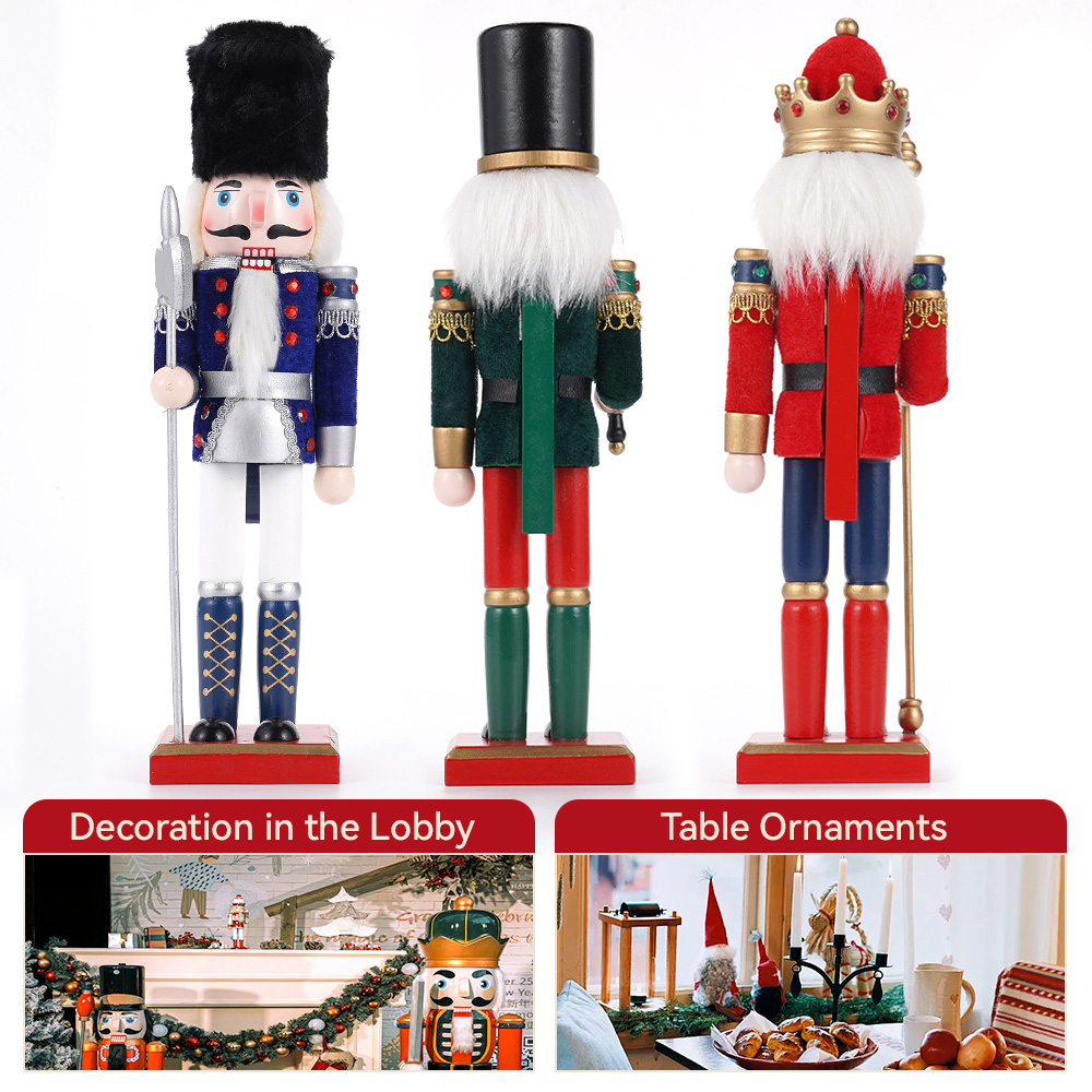 30cm Christmas Nutcracker Wood – обзор и цена Nutcracker Figurine