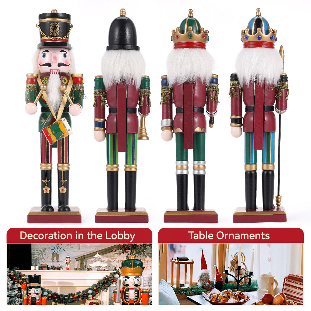 30CM Wooden Nutcracker Christm – обзор и цена Nutcracker Figurine