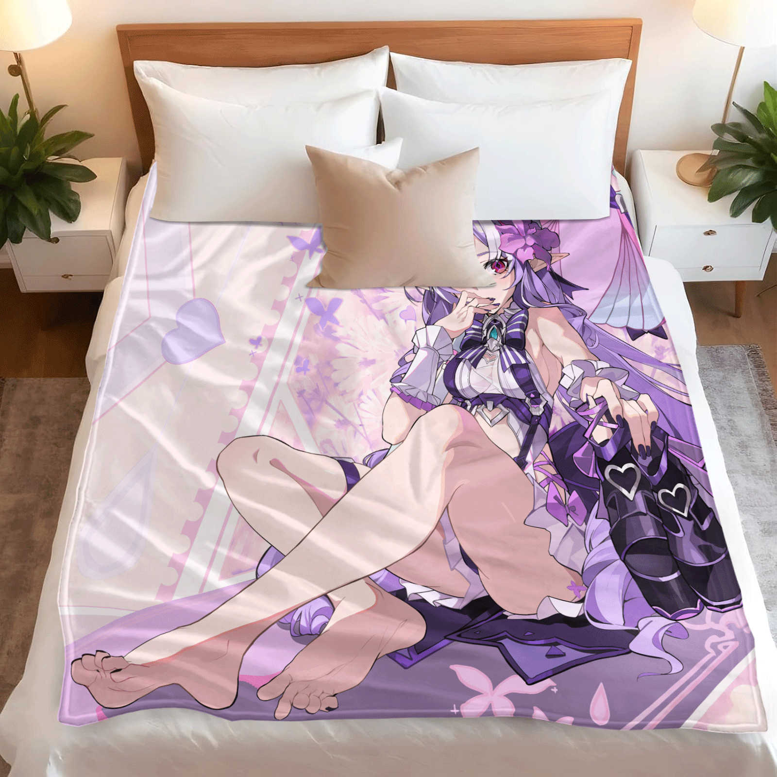 Cartoon Zenless Zone Zero  Fla – обзор и цена Christmas Throw Blanket
