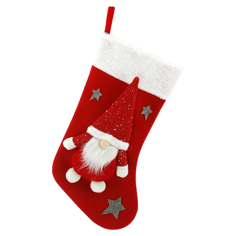 Christmas Plush Santa Claus Fa – обзор и цена Christmas Stocking Hanging