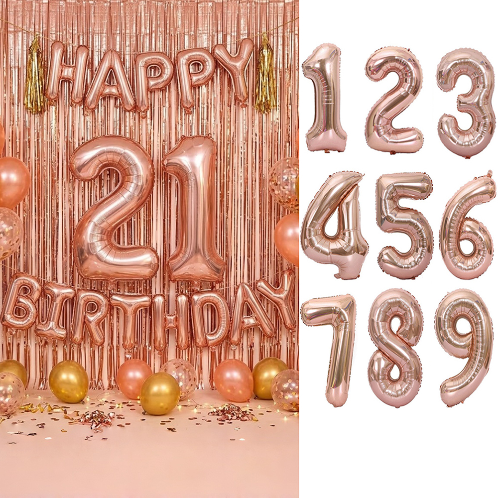Happy Birthday 32Inch Number F – обзор и цена Tinsel Garland Decoration